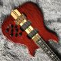 Custom Grand Alembic Style MKD Mark King Deluxe Custom 4 Strings Neck Through Body Walnut Wood Guitar Bass Pickup is Optional