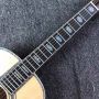 Custom OM body 36 inch solid spruce top rosewood back side full abalone binding AAAAA all solid wood acoustic guitar