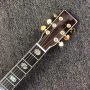 Custom OM body 36 inch solid spruce top rosewood back side full abalone binding AAAAA all solid wood acoustic guitar