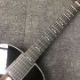 Custom OO Solid Wood Acoustic Guitar with Ebony Fingerboard Full Abalone Binding in Sunburst 