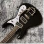 Custom 1966 Ventures Mosrite Johnny Ramone Electric Guitar Bigsby Tremolo Bridge Little Dot Inlay Vintage Tuners