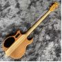 Custom Alemb Style 4 Strings Electric Guitar Bass Active Pickup Maple Neck