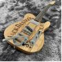 Custom 6 Strings Heavy relic Alder Body Maple Neck Jack Danny Double Pickup Electric Guitar 