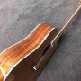Custom Solid KOA Wood Dreadnought D Body Life Tree Inlay Acoustic Guitar with Customized Logo