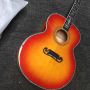 Custom Solid Spruce Top J200 Ripple Back Side Acoustic Guitar