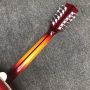 Custom Solid Spruce Top J200 12 Strings Flamed Maple Back Side Acoustic Guitar