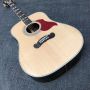Custom round body songwriter studio deluxe acoustic guitar non-cutaway songwriter deluxe electric acoustic guitar