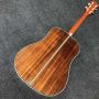 Custom 41 Inch Solid KOA Wood Abalone Binding Life Tree Inlay Umbrella Logo Acoustic Guitar 45mm Nut Width