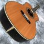 Custom OM Body Ebony Fingerboard Solid Cedar Top Acoustic Guitar