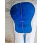 Custom Real Abalone Binding D Dreadnought Viper Blue Quilted Maple Wood Back Side Solid Acoustic Guitar