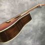 Custom 41 Inch Hummingbird  Series Back Panel Three-Piece D Barrel Sunset Red Wood Acoustic Guitar