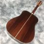 Custom D45 guitar solid spruce top yellow color folk guitar fingerstyle guitar with pickup 301