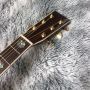 Custom D45 guitar solid spruce top yellow color folk guitar fingerstyle guitar with pickup 301