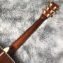 Custom D45 guitar solid spruce top yellow color folk guitar fingerstyle guitar with pickup 301