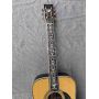 Custom D100 AAAA handmade all solid wood dreadnought guitar super deluxe full abalone professional acoustic guitar