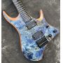 Custom 6 strings Headless Electric Guitar with Imported Steel Magnet Pickup Accept Guitar Customized on Logo Shape Hardware