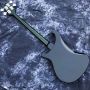 Custom Ricken 4003 Fireglo Electric Bass Transparent Green Color 4 Strings Rick Bass with Oval Output Jack 