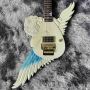Custom Irregular Body Shape Handcraved Electric Guitar
