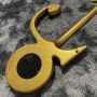 Custom Irregular Special Body Electric Guitar in Gold Color