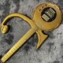 Custom Irregular Special Body Electric Guitar in Gold Color
