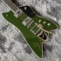 Custom BillyB Electric Guitar Bigs Tremolo Bridge with Silver Hardware and Abalone Binding in Gr Accept Customized Logo and Shape