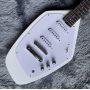 Custom Electric Guitar Accept Guitar in White Color Customized on Logo Shape Hardware