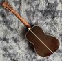 Custom 39 inch vintage aged style AAAA solid cedar wood OOO body fancy abalone all over vine folk classic acoustic electric guitar