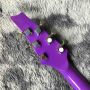 Custom Irregular Body Shape Iban style Electric Guitar in Purple Color