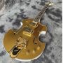 Custom irregular body shape abalone binding electric guitar with Bigsbys