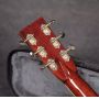Chinese New Custom Shop Solid Adirondack Spruce D42 Solid Ziricote Wood OEM Acoustic Guitar for Sales