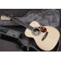 Custom Handmade 40 Inch OM Body AAAAA All Solid Brazilian Rosewood Back Side Deluxe Acoustic Guitar