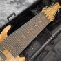 Custom 17 Strings Neck Through Body Electric Bass Guitar Rosewood Fingerboard Mahogany Body Neck with Hardcase 