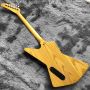Custom Irregular Special Shape Alder Ash Body Electric Guitar in Yellow Color