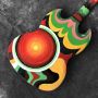 Custom Irregular Special Shape Color Hand Painting Body Electric Guitar in Kinds Color