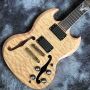 Custom SG Style Flamed Maple Top Electric Guitar