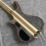 Custom 5 strings electric bass guitar cut-out heart body