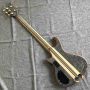 Custom 5 strings electric bass guitar cut-out heart body