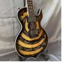 Custom Irregular Body Wylde AUDIO STYLE Viking Totem Design Electric Guitar