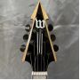 Custom Irregular Body V Shape Quilted Maple Wood Viking Totem Design Electric Guitar