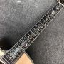 Custom Dreadnought 45SL Left Handed Abalone Binding Life Tree Inlay Acoustic Guitar with Customized Pickguard and Headstock Inlay