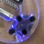 Custom High-Quality Acrylic Transparent Electric Guitar with LED Light