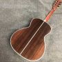 Custom OO Body Solid Rosewood Back Side Acoustic Guitar Life Tree Inlay 