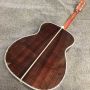 Custom 40 Inch OM Body Solid Rosewood Back Side Acoustic Guitar
