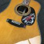 Custom Ice and Fire Deluxe AAAAA solid wood 41 inch acoustic guitar