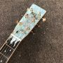 Custom Ice and Fire Deluxe AAAAA solid wood 41 inch acoustic guitar