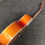 Custom Flamed Maple Back Side SJ200 Jumbo Acoustic Guitar in Tobacco Color
