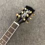 Custom 41 Inch Solid Spruce Top J45 Body Rosewood Back Side Herringbone Binding Acoustic Guitar in Sunburst Color