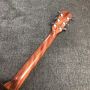 Custom 39 Inch Solid Spruce Top GA Body Rosewood Back Side Zero Frets Life Tree Inlay Acoustic Guitar with Armrest