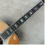 Custom 41'' Solid Red Cedar Top Acoustic Guitar Dreadnought D Model 45 Style Real Abalone Inlay Wood Folk Guitar Accept Guitar OEM
