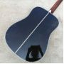 Custom 41'' Solid Red Cedar Top Acoustic Guitar Dreadnought D Model 45 Style Real Abalone Inlay Wood Folk Guitar Accept Guitar OEM